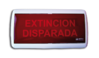 Cartel de Extinción óptico/acústico para uso interior